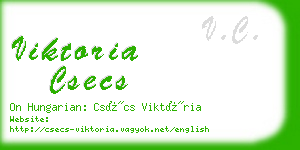 viktoria csecs business card